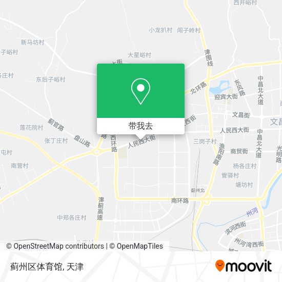 蓟州区体育馆地图