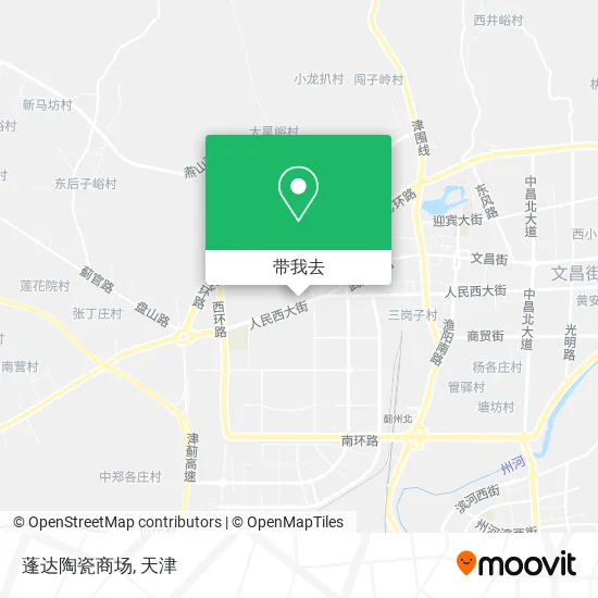 蓬达陶瓷商场地图
