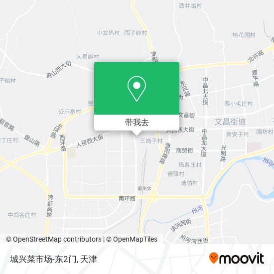 城兴菜市场-东2门地图