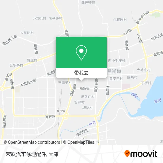 宏跃汽车修理配件地图