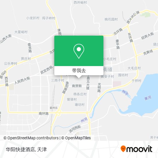 华阳快捷酒店地图