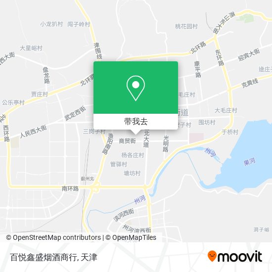 百悦鑫盛烟酒商行地图