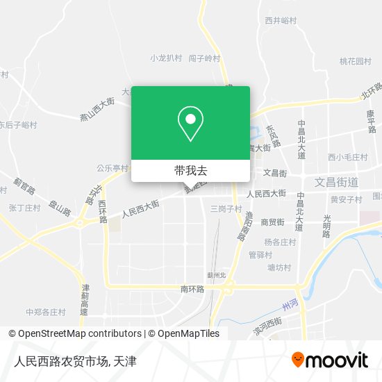 人民西路农贸市场地图