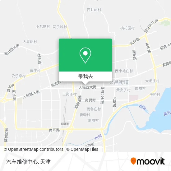 汽车维修中心地图