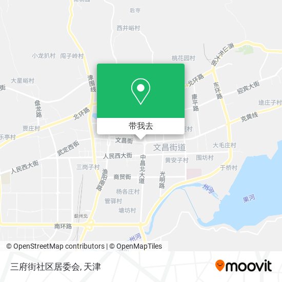 三府街社区居委会地图