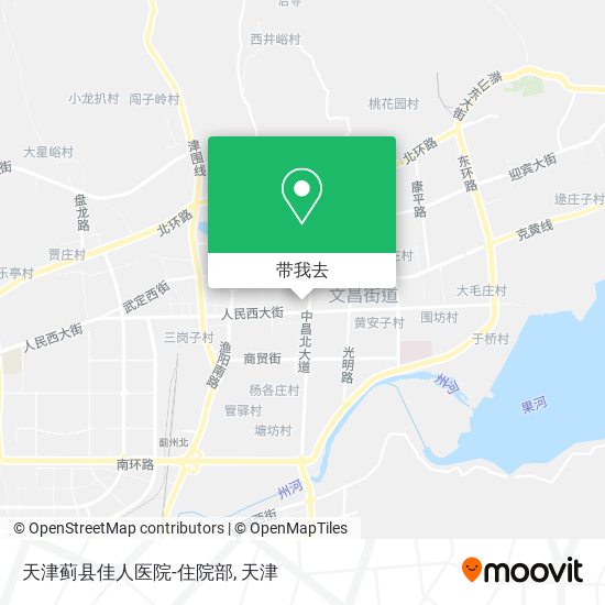 天津蓟县佳人医院-住院部地图