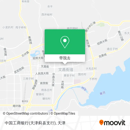 中国工商银行(天津蓟县支行)地图