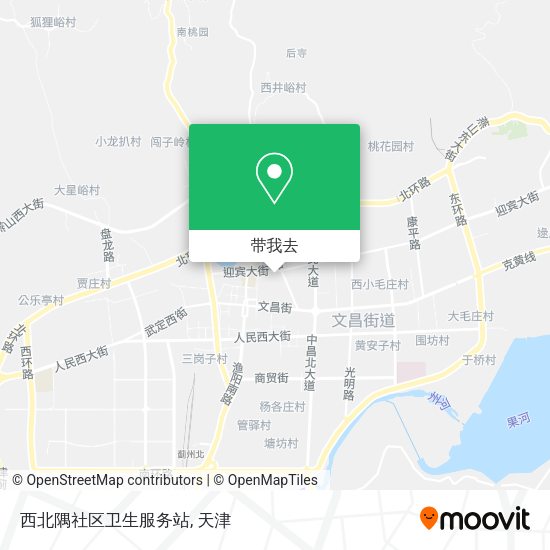 西北隅社区卫生服务站地图