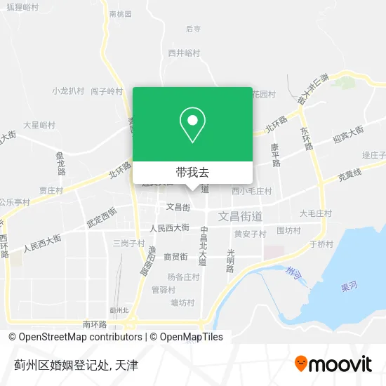 蓟州区婚姻登记处地图