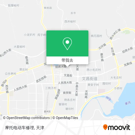 摩托电动车修理地图
