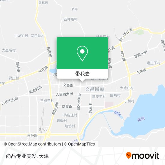 尚品专业美发地图