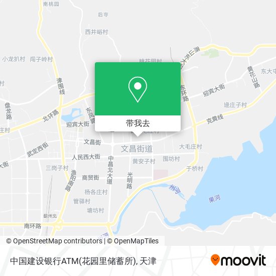 中国建设银行ATM(花园里储蓄所)地图
