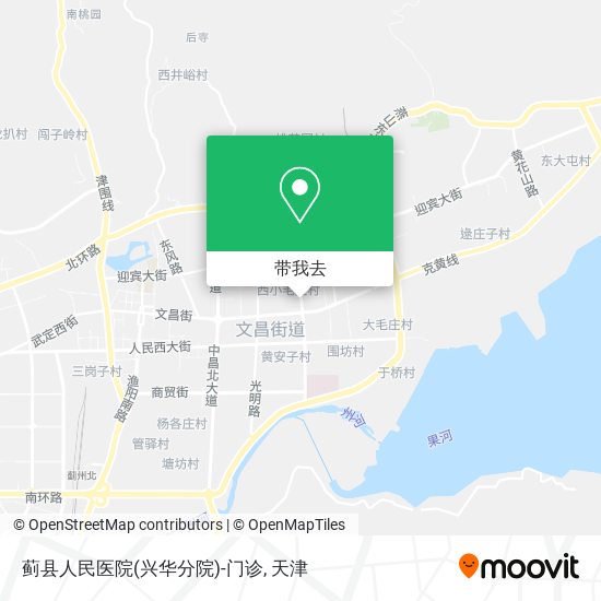 蓟县人民医院(兴华分院)-门诊地图
