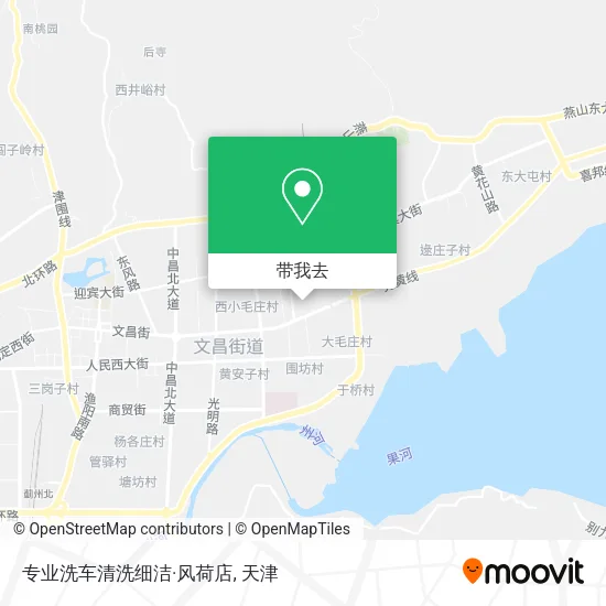 专业洗车清洗细洁·风荷店地图