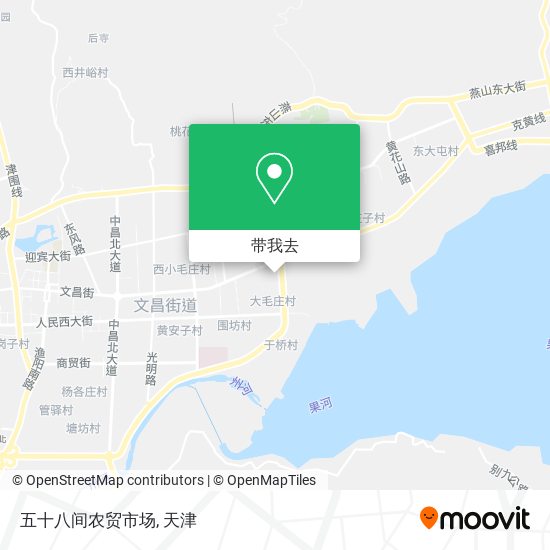 五十八间农贸市场地图