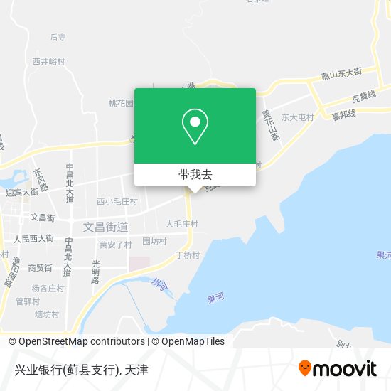 兴业银行(蓟县支行)地图
