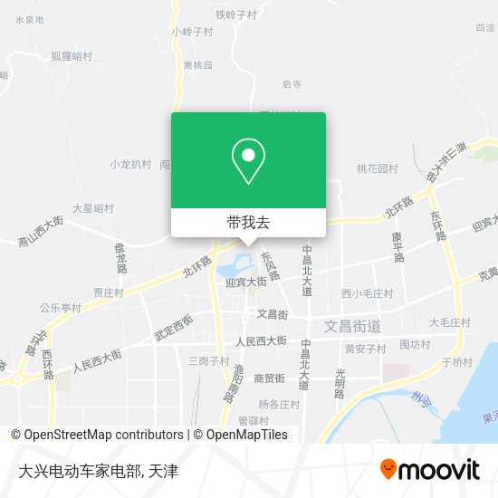 大兴电动车家电部地图