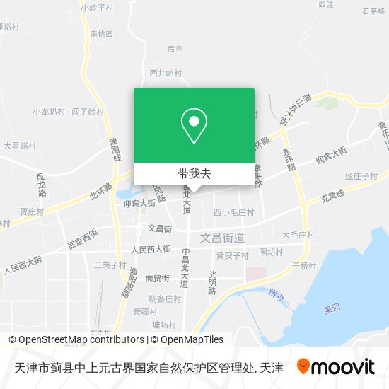 天津市蓟县中上元古界国家自然保护区管理处地图