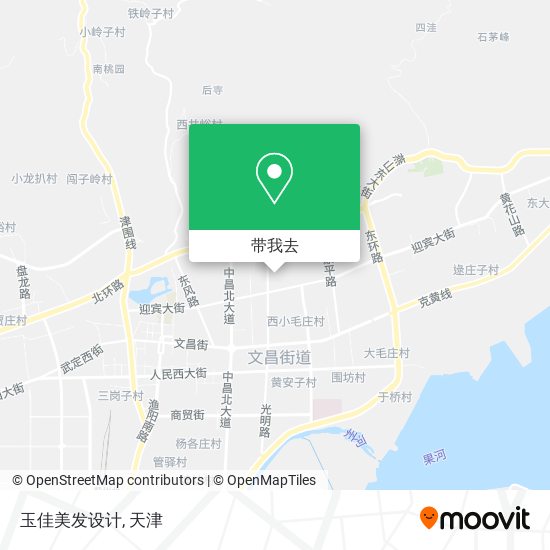 玉佳美发设计地图