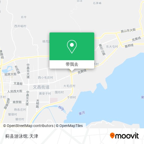 蓟县游泳馆地图