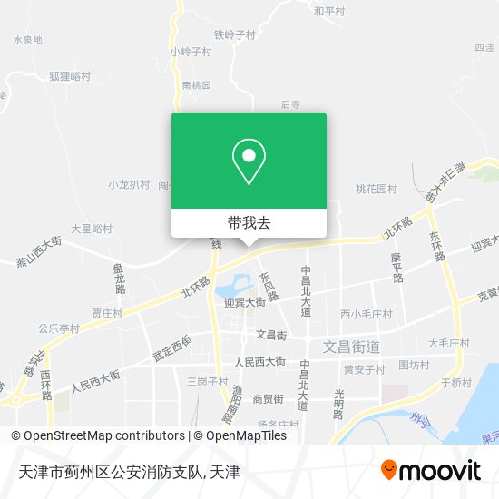 天津市蓟州区公安消防支队地图