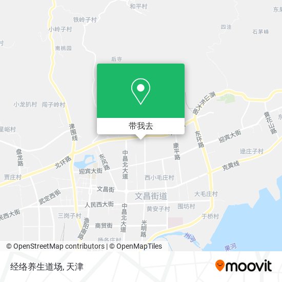 经络养生道场地图