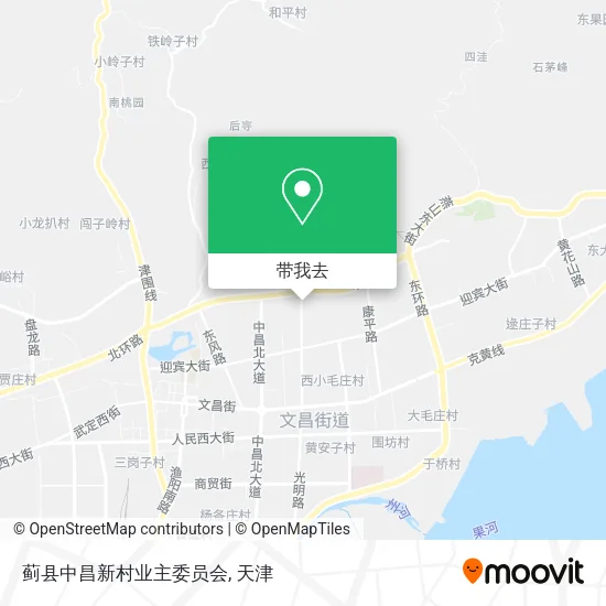 蓟县中昌新村业主委员会地图
