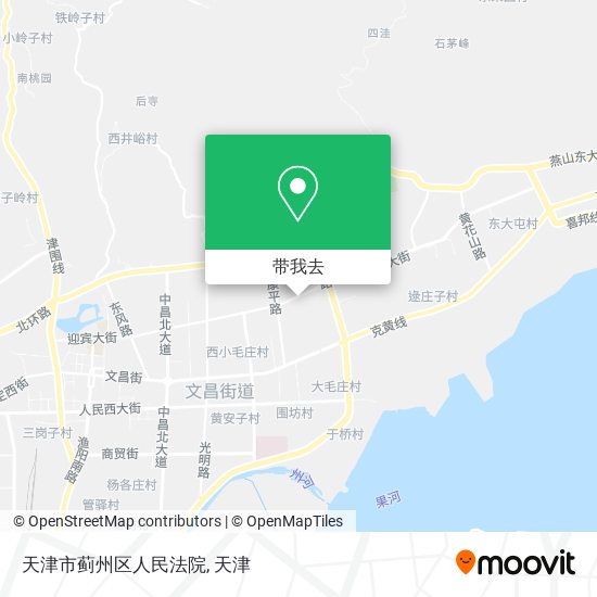 天津市蓟州区人民法院地图