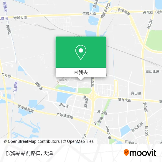 滨海站站前路口地图