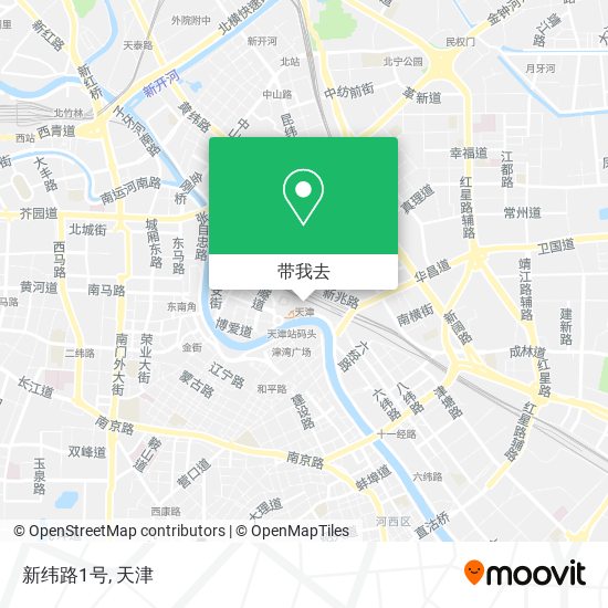 新纬路1号地图