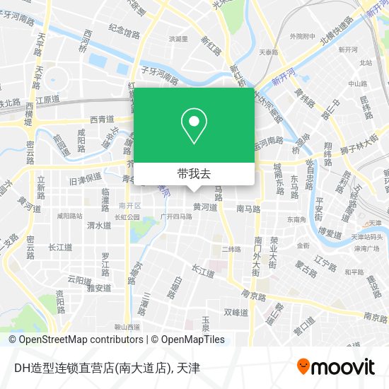 DH造型连锁直营店(南大道店)地图