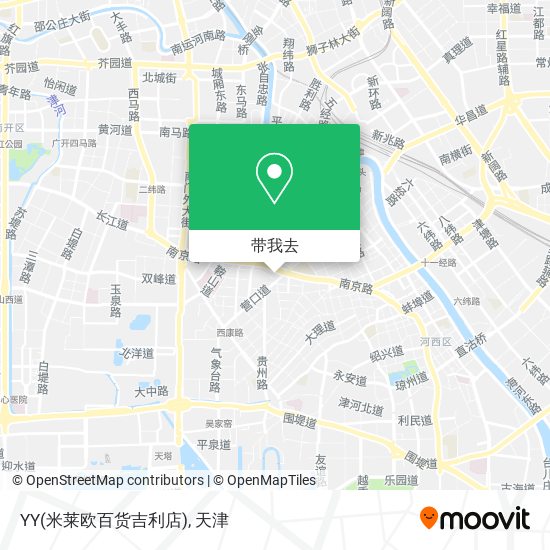 YY(米莱欧百货吉利店)地图