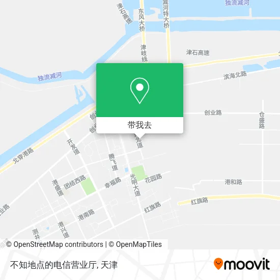 不知地点的电信营业厅地图