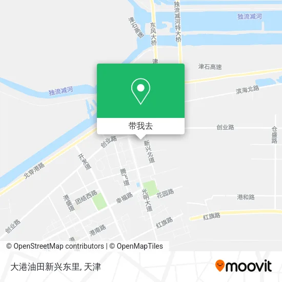 大港油田新兴东里地图