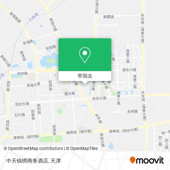中天锦绣商务酒店地图
