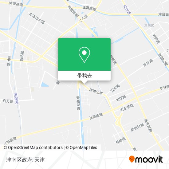 津南区政府地图