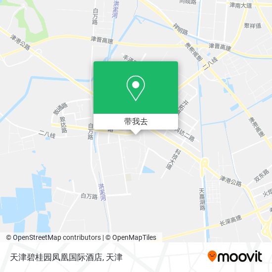 天津碧桂园凤凰国际酒店地图