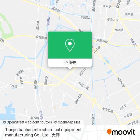 Tianjin tianhai petrochemical equipment manufacturing Co., Ltd.地图