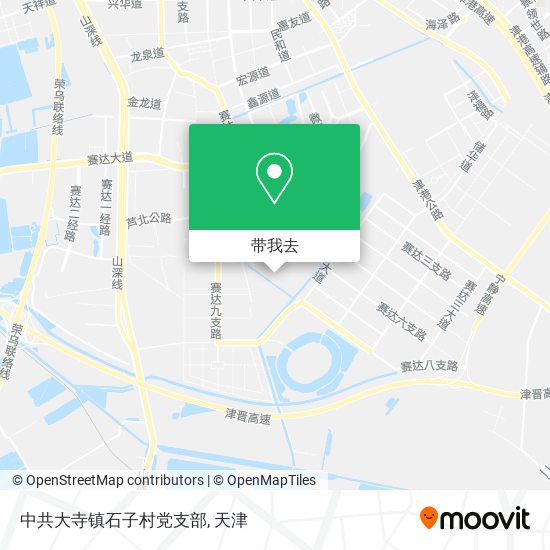 中共大寺镇石子村党支部地图