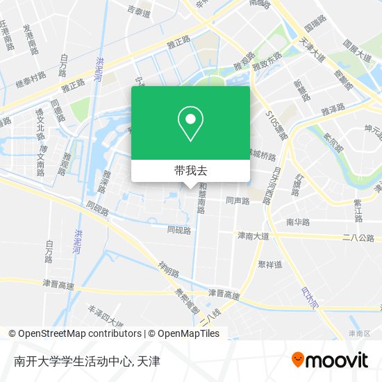 南开大学学生活动中心地图