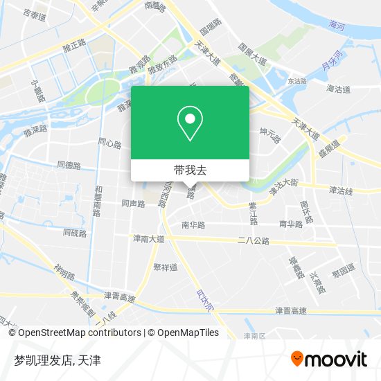 梦凯理发店地图