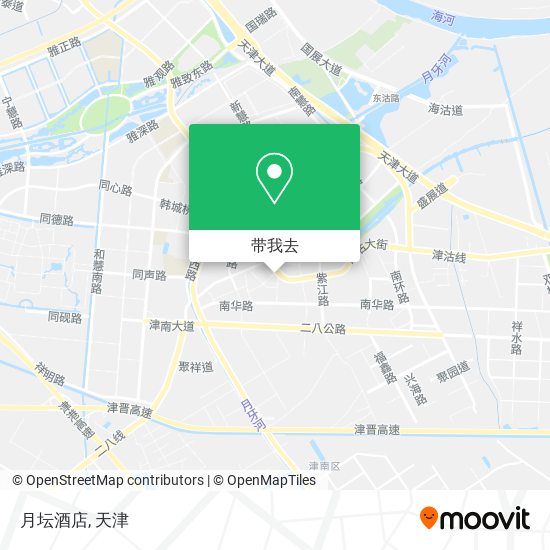 月坛酒店地图