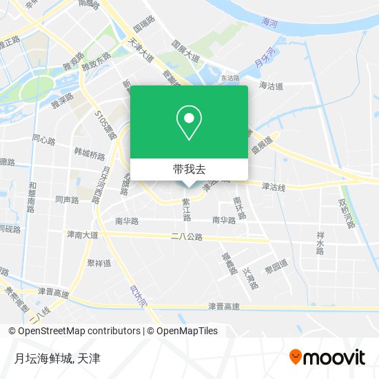 月坛海鲜城地图