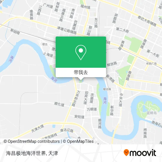 海昌极地海洋世界地图