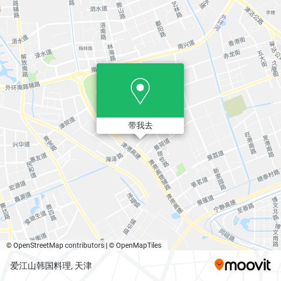 爱江山韩国料理地图