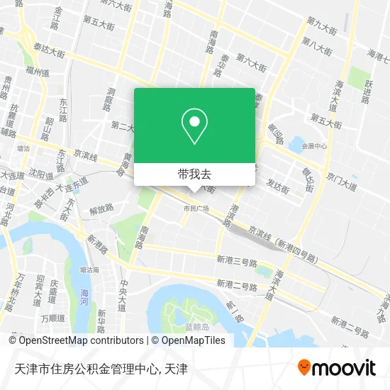 天津市住房公积金管理中心地图