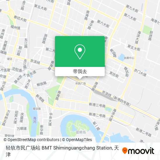轻轨市民广场站 BMT Shiminguangchang Station地图