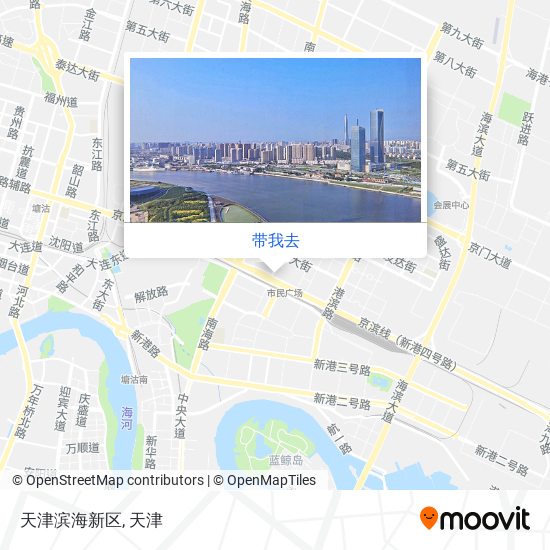天津滨海新区地图