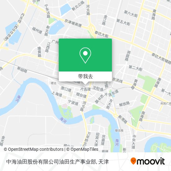 中海油田股份有限公司油田生产事业部地图