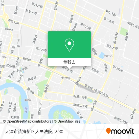 天津市滨海新区人民法院地图